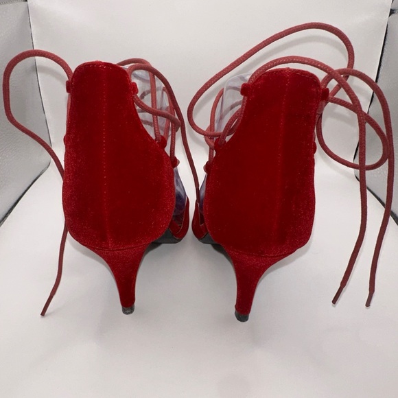 It's OK Red Velvet shoes Sz 7M - Picture 4 of 7